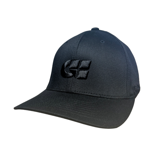 The Grout Guy - Stretchable Fitted Black Cap